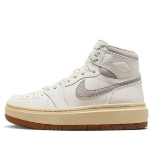 Giày Air Jordan 1 Elevate High Sail Grey Gum Medium Brown (WMNS) DZ3744-100