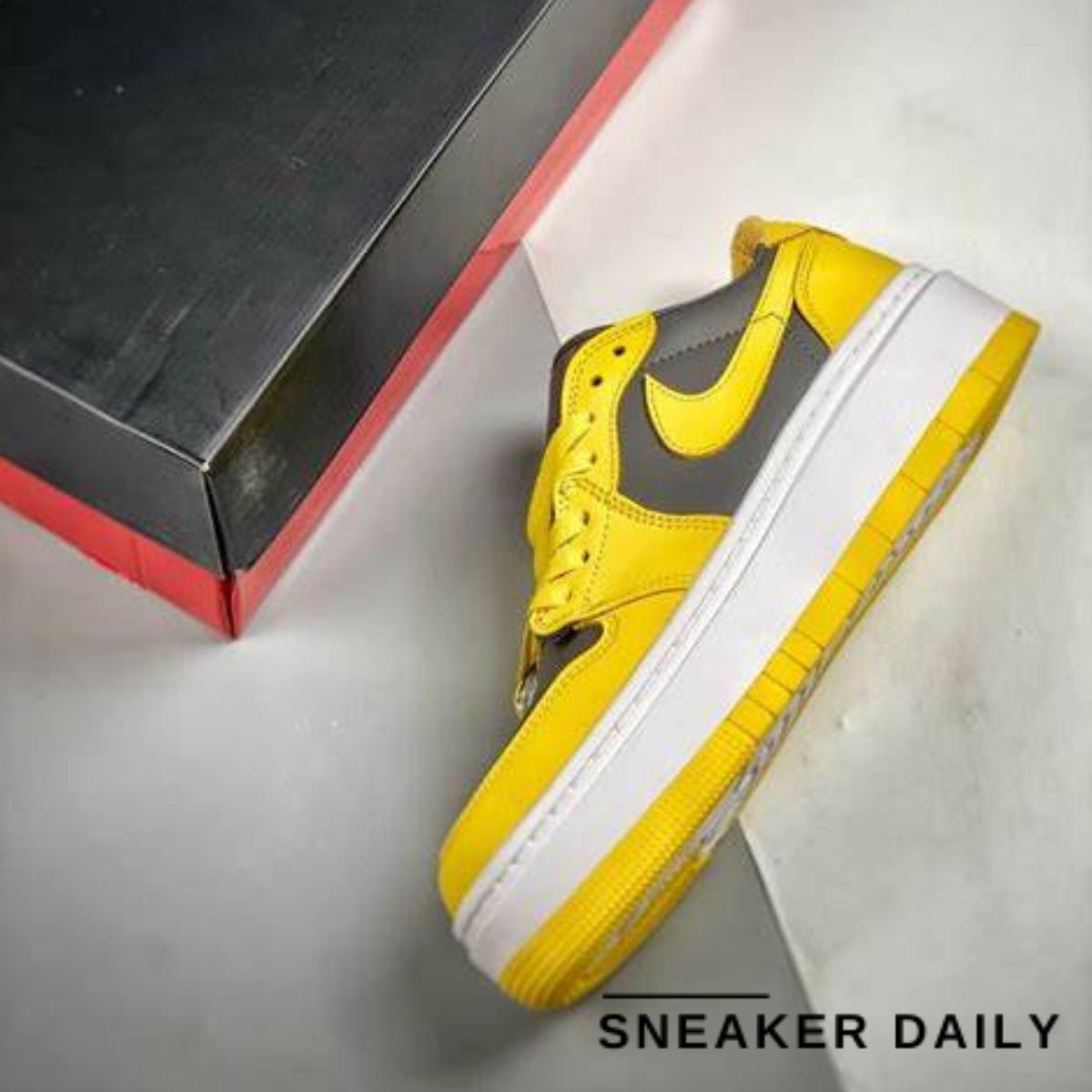 Giày Air Jordan 1 Elevate Low Cement Grey Varsity Maize (WMNS) DH7004-017 - Ảnh 5