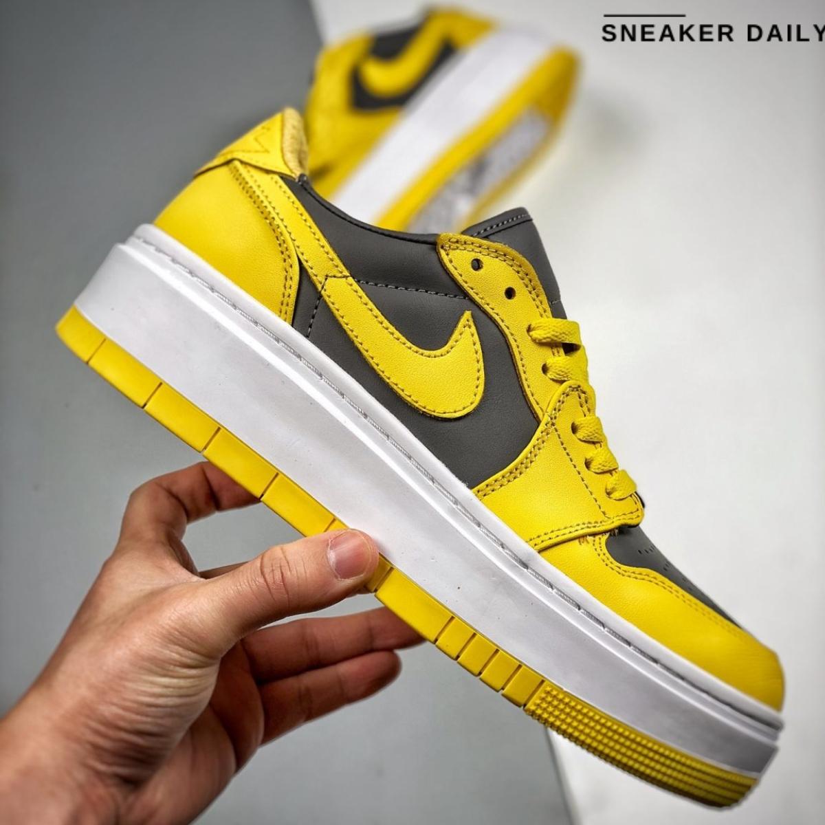 Giày Air Jordan 1 Elevate Low Cement Grey Varsity Maize (WMNS) DH7004-017 - Ảnh 7