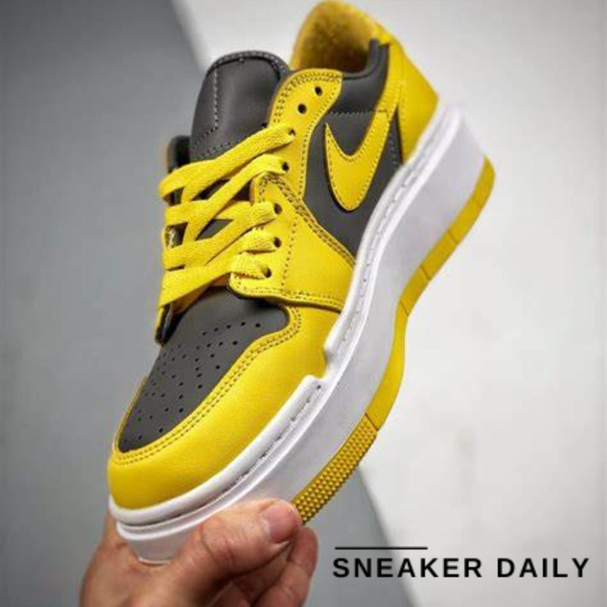 Giày Air Jordan 1 Elevate Low Cement Grey Varsity Maize (WMNS) DH7004-017 - Ảnh 8