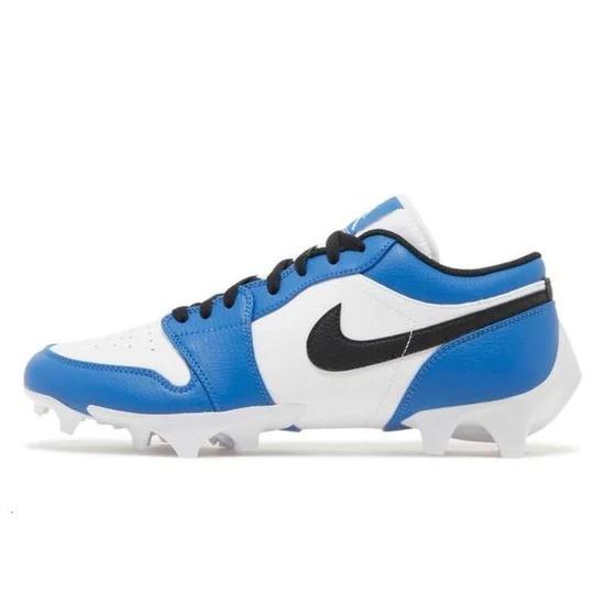 Giày Air Jordan 1 Football Cleats Low TD Royal Blue White FJ6245-104 phối xanh trắng