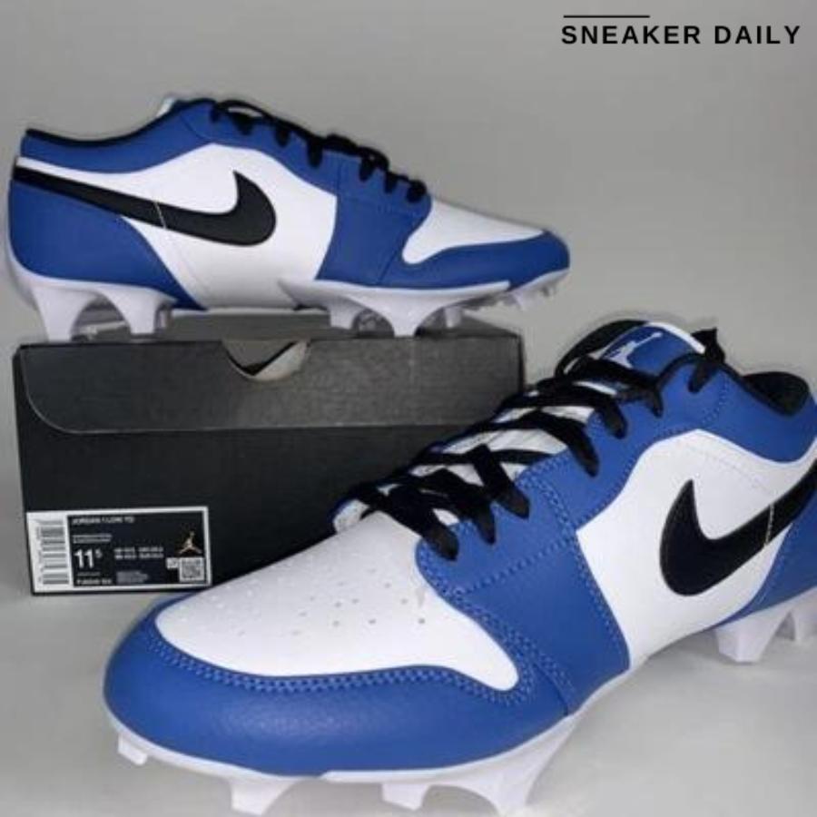 Giày Air Jordan 1 Football Cleats Low TD Royal Blue White FJ6245-104 - Ảnh 9