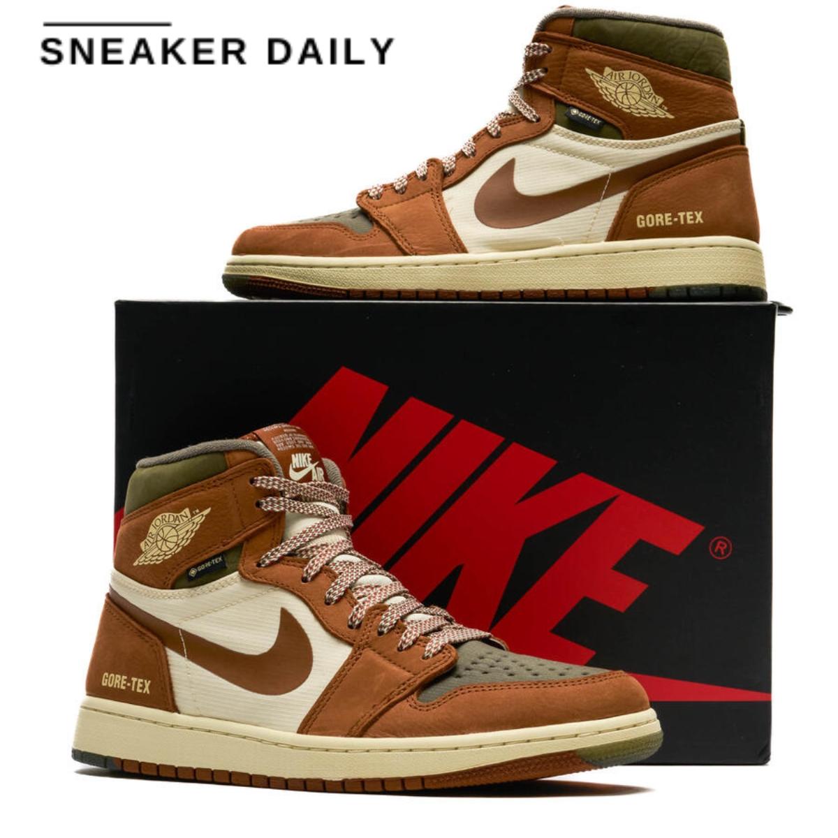 Giày Air Jordan 1 High Element Gore-Tex Legend Coffee DB2889-102 - Ảnh 2