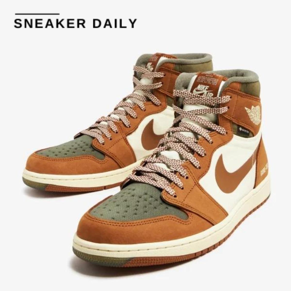 Giày Air Jordan 1 High Element Gore-Tex Legend Coffee DB2889-102 - Ảnh 4