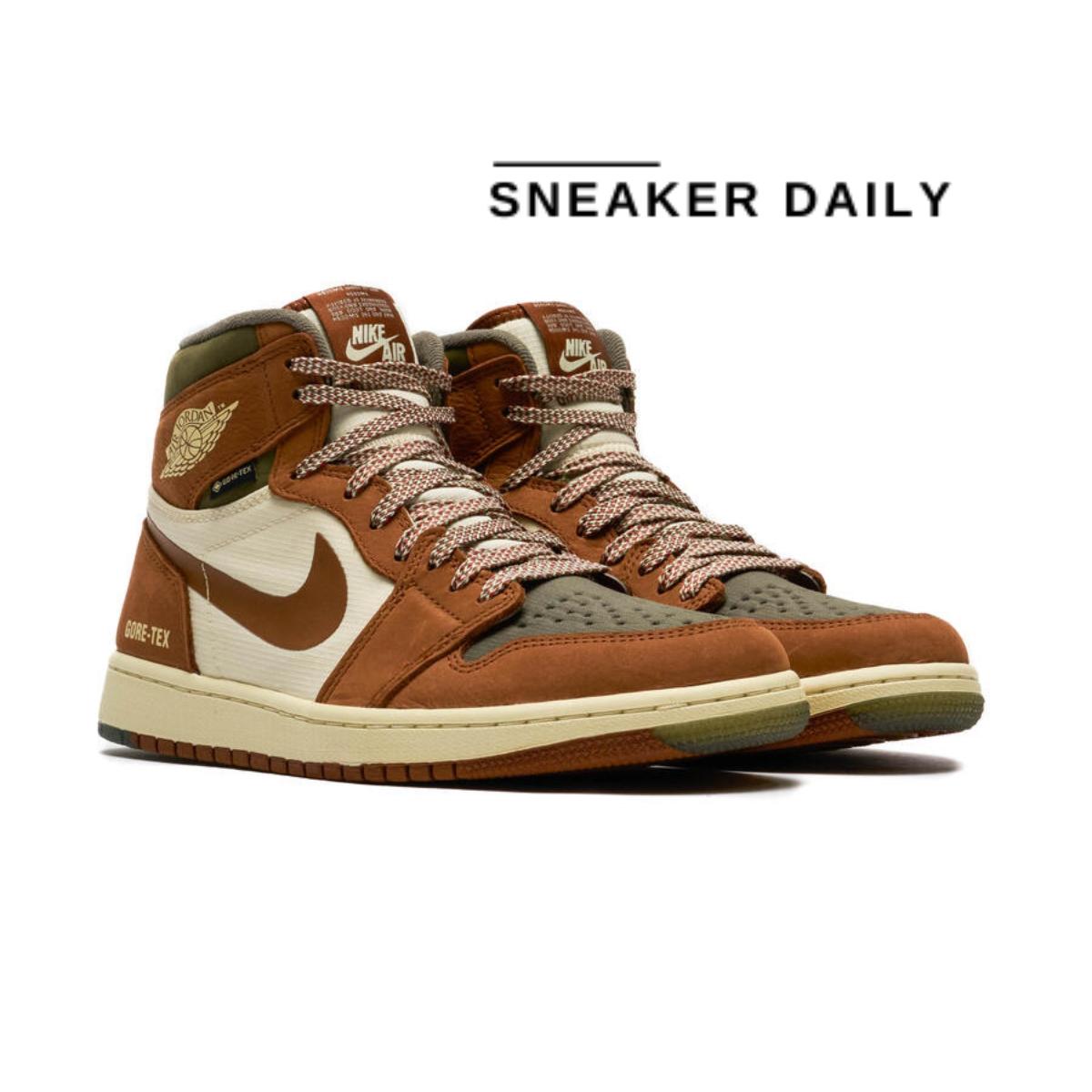 Giày Air Jordan 1 High Element Gore-Tex Legend Coffee DB2889-102 - Ảnh 7