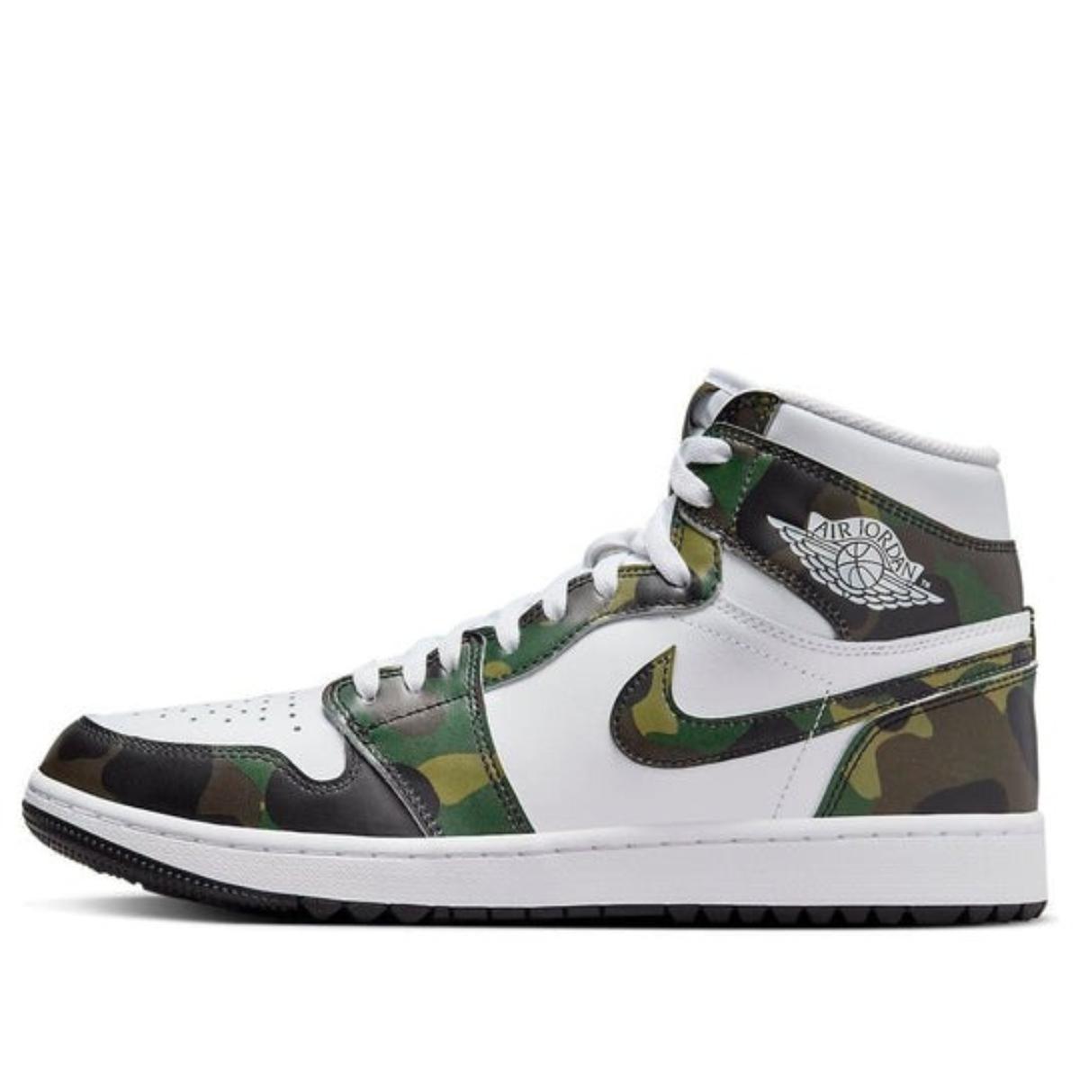 Giày Air Jordan 1 High Golf Camo DQ0660-300 nhìn toàn diện
