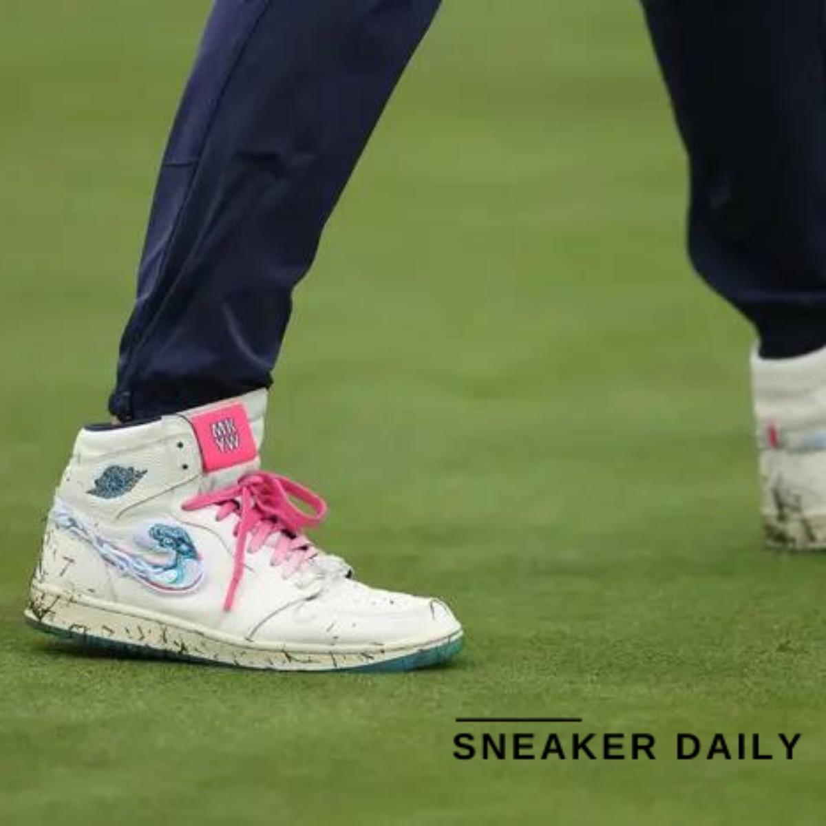 Giày Air Jordan 1 High Golf Michelle Wie Pebble Beach FV3565-100 - Ảnh 5