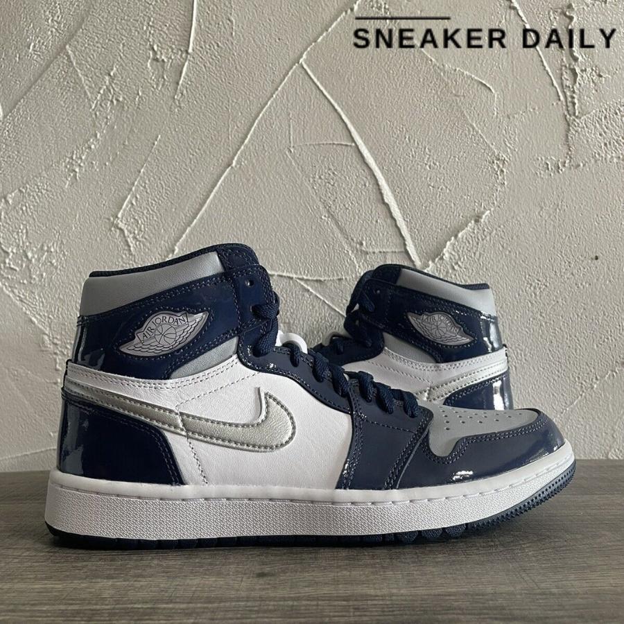 Giày Air Jordan 1 High Golf Midnight Navy DQ0660-100 - Ảnh 11