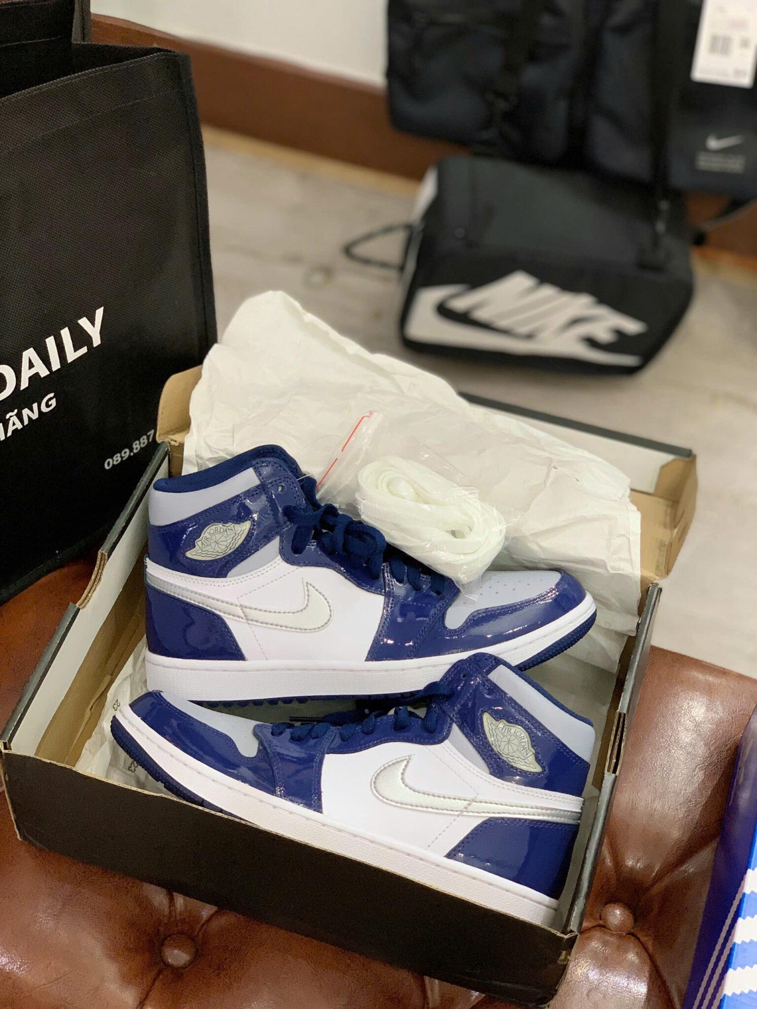 Giày Air Jordan 1 High Golf Midnight Navy DQ0660-100 - Ảnh 2