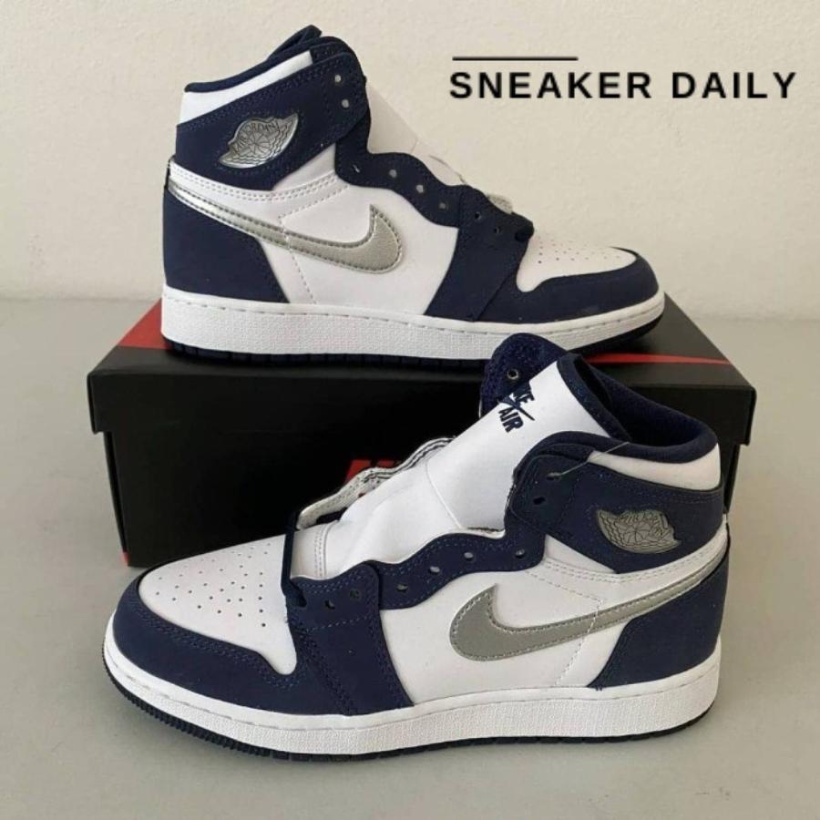 Giày Air Jordan 1 High Golf Midnight Navy DQ0660-100 - Ảnh 9