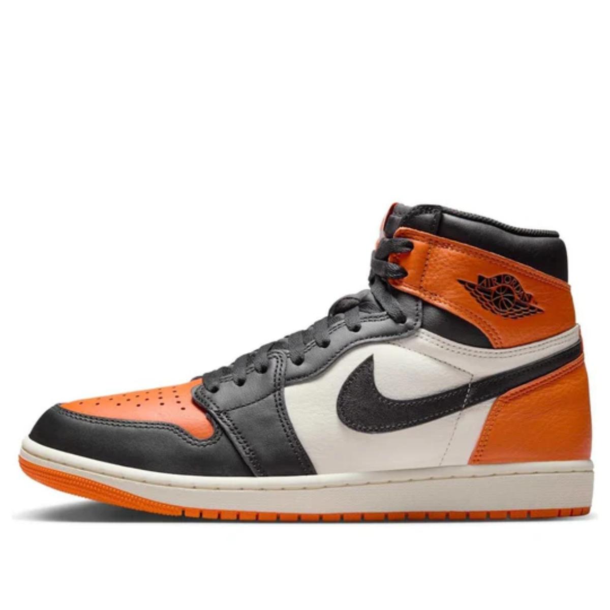 Giày Air Jordan 1 High OG Shattered Backboard 2025 DZ5485-008 phối màu cam đen trắng ngà