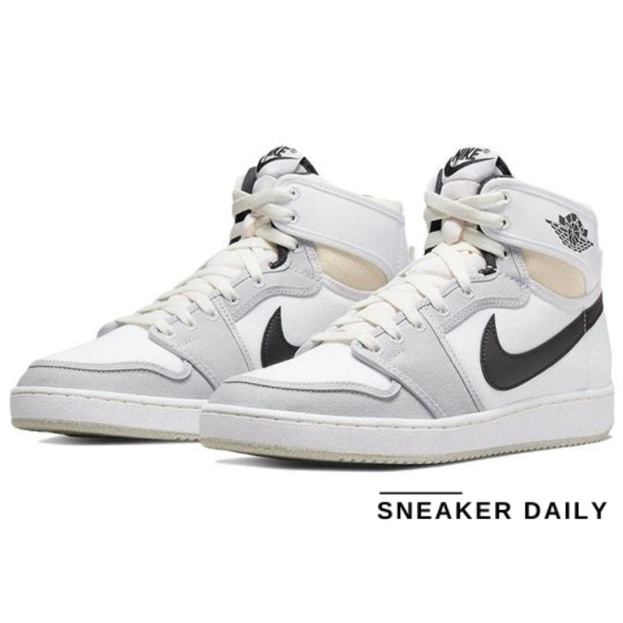 Giày Air Jordan 1 KO High Grey Fog DO5047-100 - Ảnh 7
