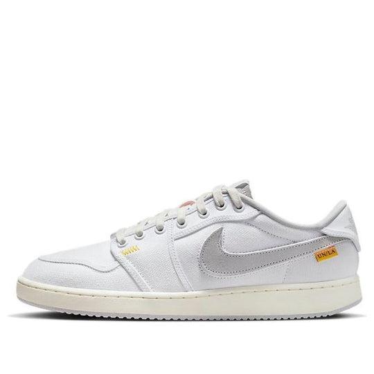 Giày Air Jordan 1 KO Low x Union LA White Neutral Grey DO8912-101 chính diện
