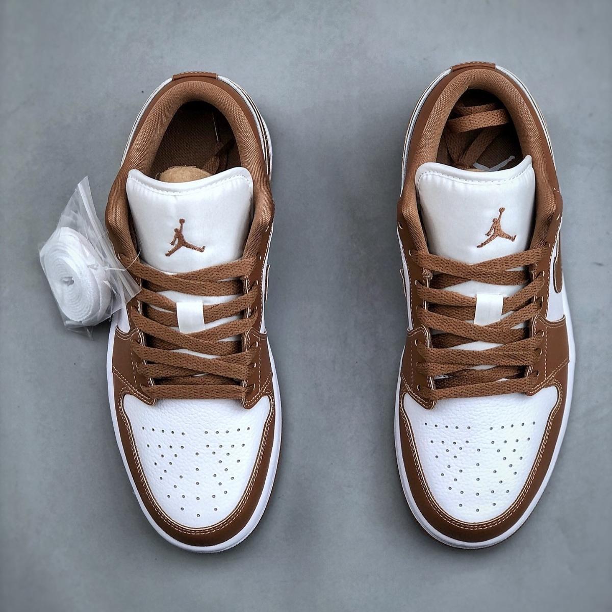 Giày Air Jordan 1 Low Archaeo Brown White DC0774-202 - Ảnh 6