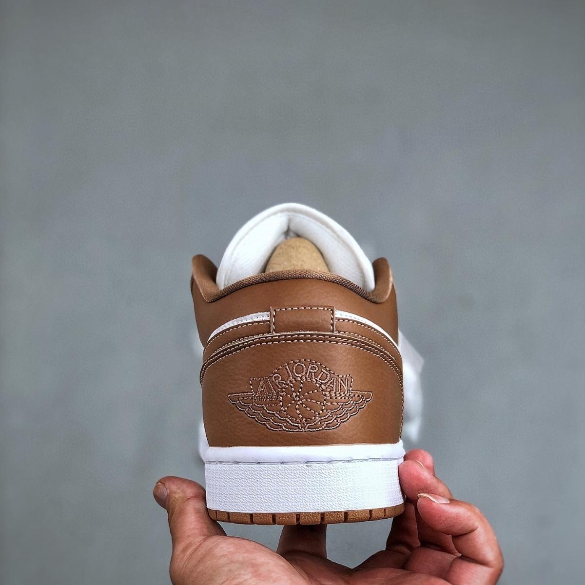 Giày Air Jordan 1 Low Archaeo Brown White DC0774-202 - Ảnh 7