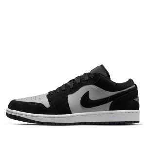 Giày Air Jordan 1 Low Black/Light Smoke Grey 553558-048