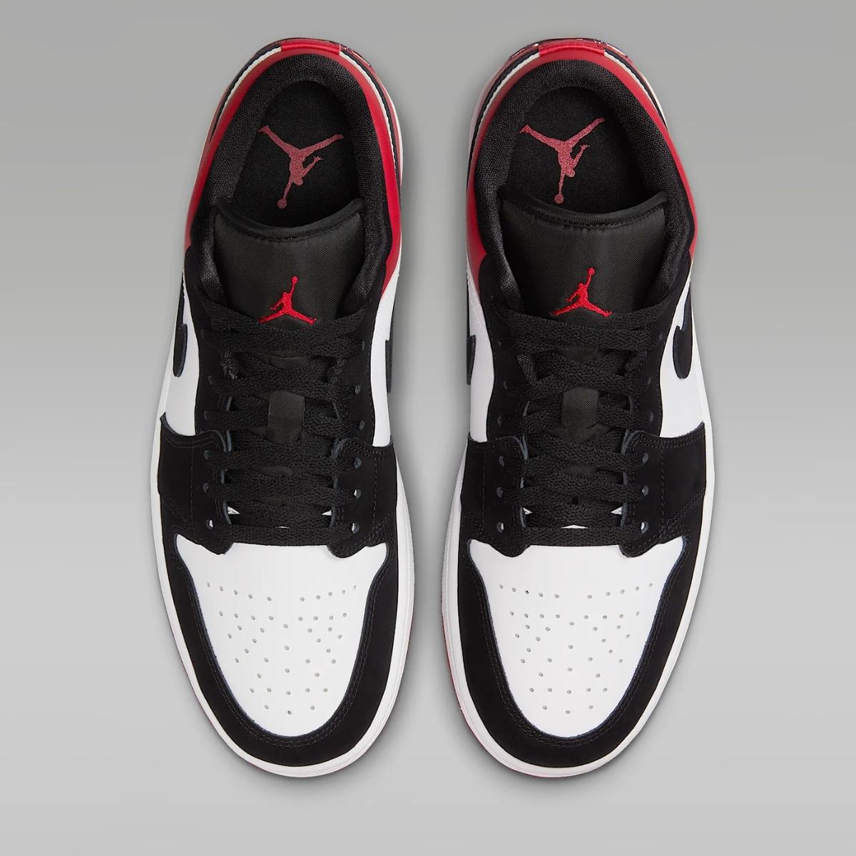 Giày Air Jordan 1 Low Black Toe 2025 IB8971-106 - Ảnh 10