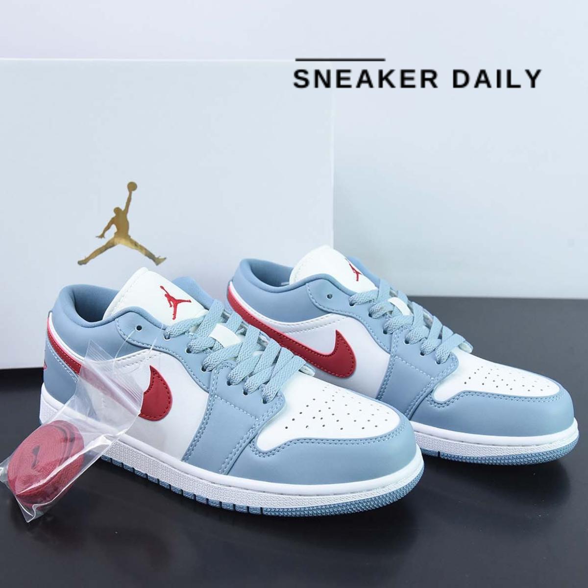 Giày Air Jordan 1 Low Blue Whisper (WMNS) DC0774-164 - Ảnh 6