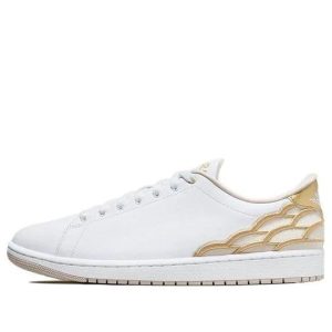 Giày Air Jordan 1 Low Centre Court White Gold DQ8577-100