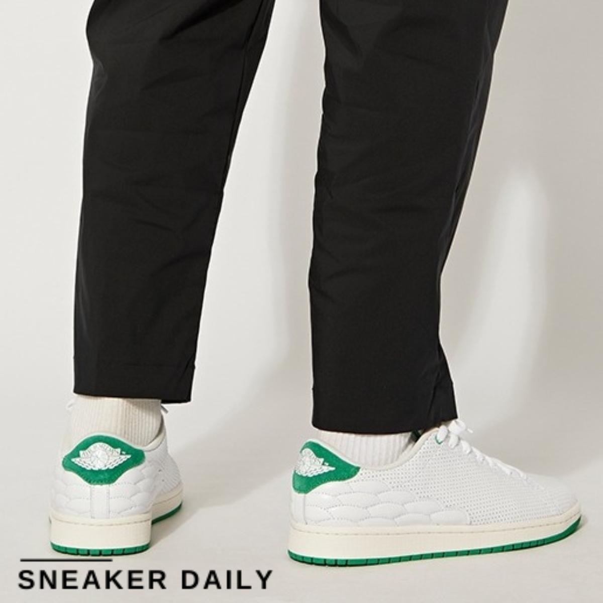 Giày Air Jordan 1 Low Centre Court White Stadium Green DJ2756-113 - Ảnh 5