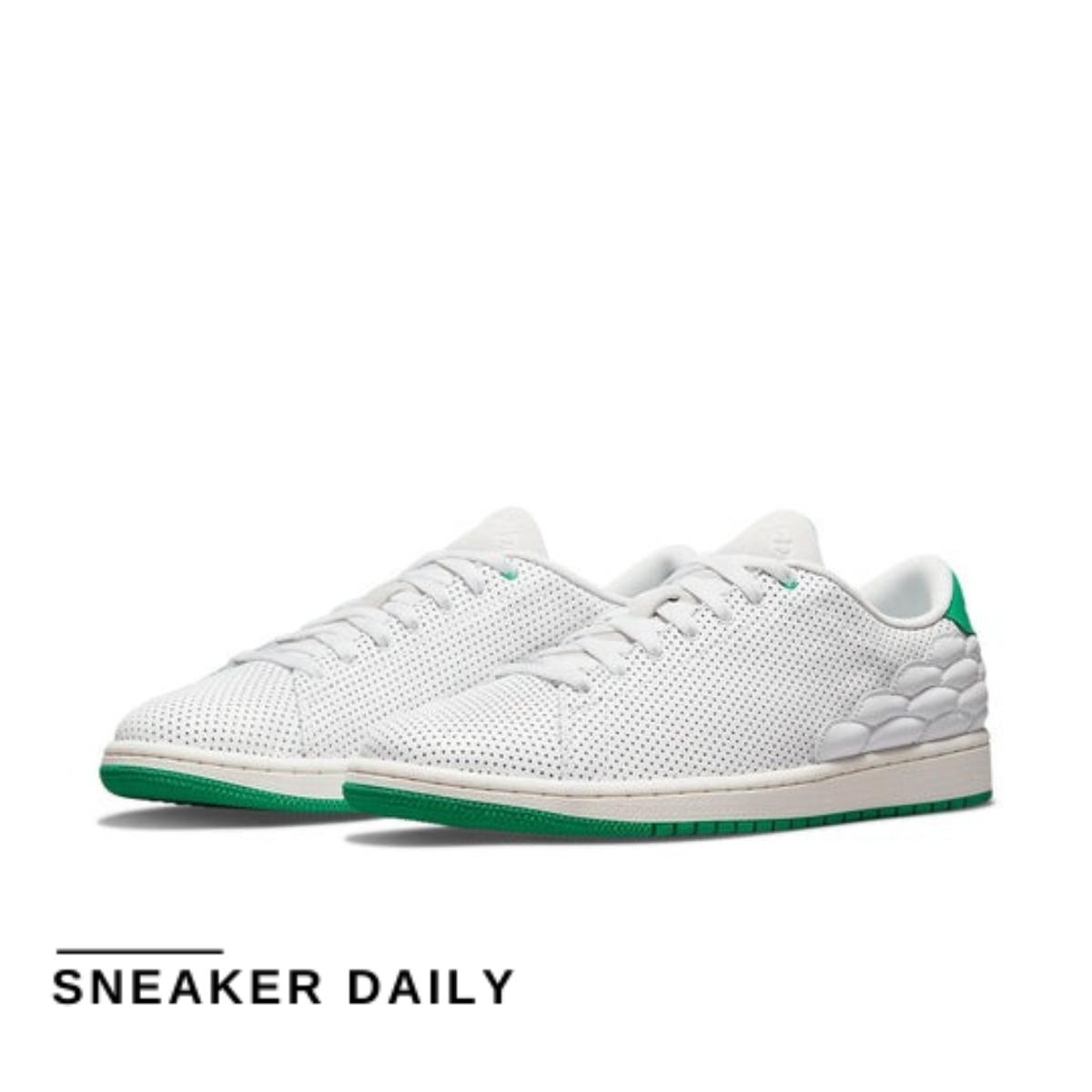 Giày Air Jordan 1 Low Centre Court White Stadium Green DJ2756-113 - Ảnh 8