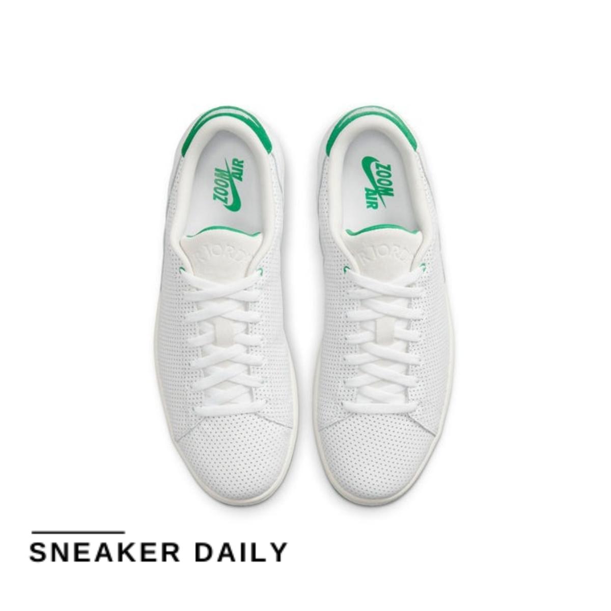 Giày Air Jordan 1 Low Centre Court White Stadium Green DJ2756-113 - Ảnh 9