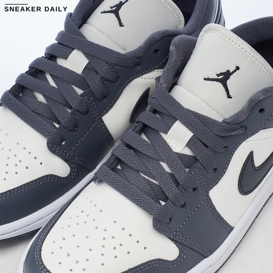Giày Air Jordan 1 Low Dark Grey (Wmns) DC0774-102 - Ảnh 10