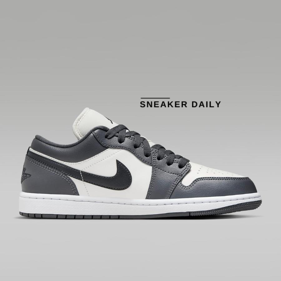 Giày Air Jordan 1 Low Dark Grey (Wmns) DC0774-102 - Ảnh 11