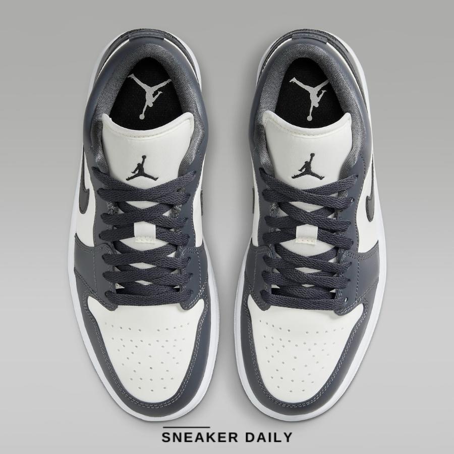 Giày Air Jordan 1 Low Dark Grey (Wmns) DC0774-102 - Ảnh 13
