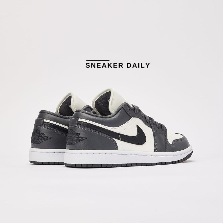 Giày Air Jordan 1 Low Dark Grey (Wmns) DC0774-102 - Ảnh 14
