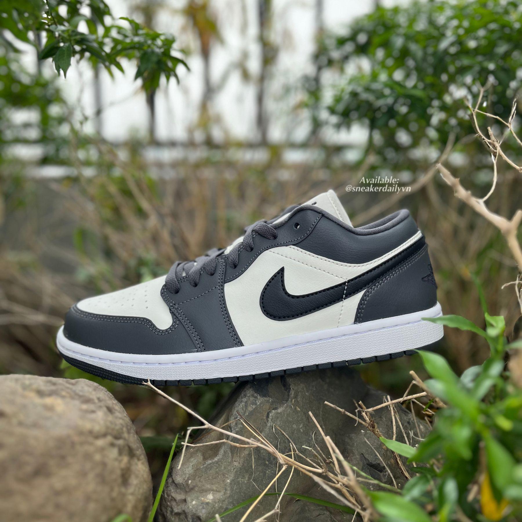 Giày Air Jordan 1 Low Dark Grey (Wmns) DC0774-102 - Ảnh 7