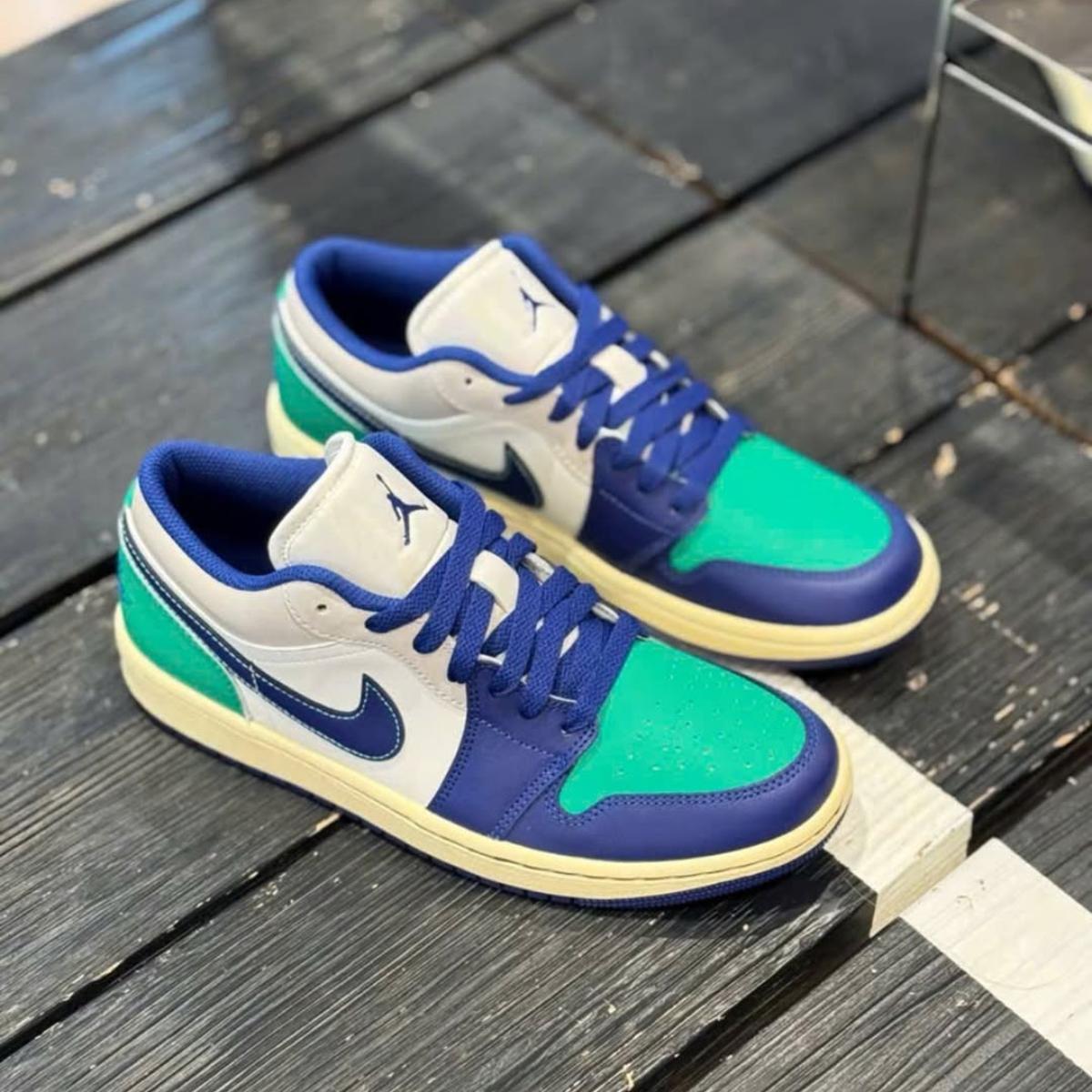 Giày Air Jordan 1 Low Deep Royal Blue 553558-147 - Ảnh 4