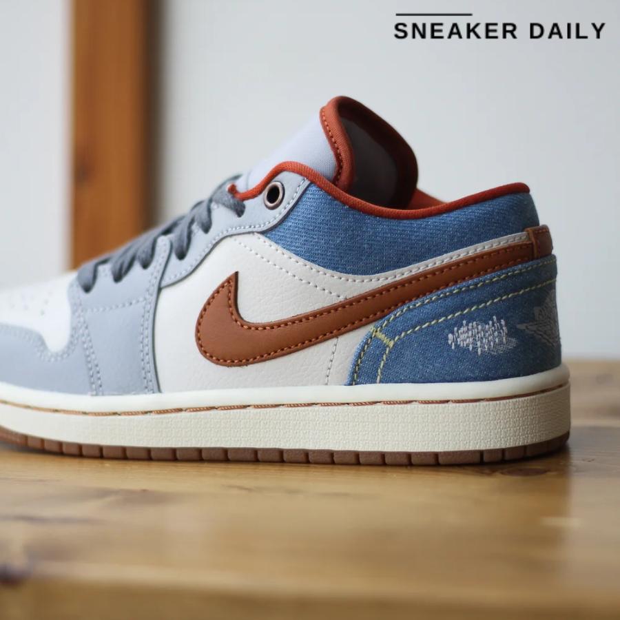 Giày Air Jordan 1 Low Denim Phantom Multi FZ5045-091 - Ảnh 2