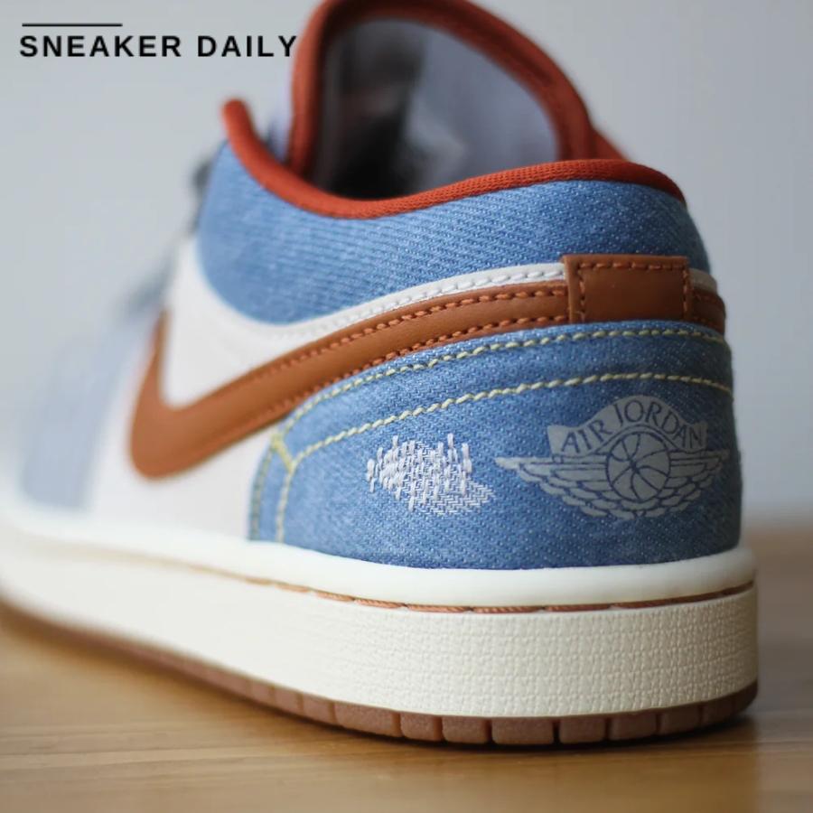 Giày Air Jordan 1 Low Denim Phantom Multi FZ5045-091 - Ảnh 4