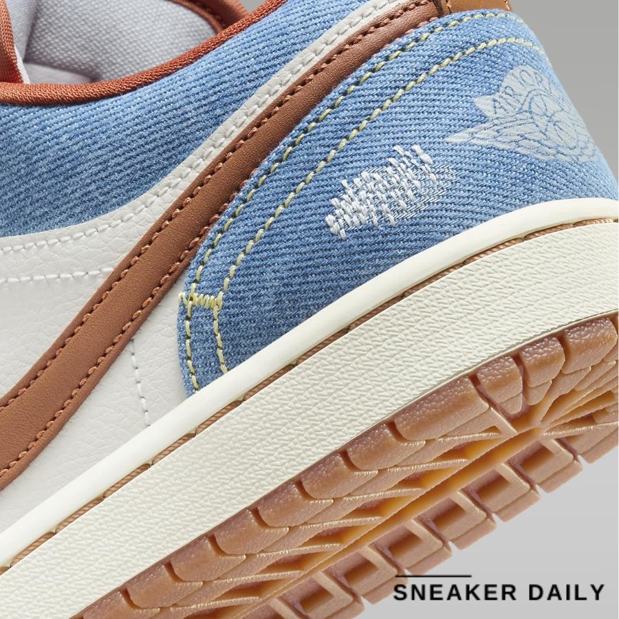 Giày Air Jordan 1 Low Denim Phantom Multi FZ5045-091 - Ảnh 9