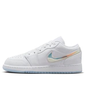 Giày Air Jordan 1 Low Glitter Swoosh FQ9112-100
