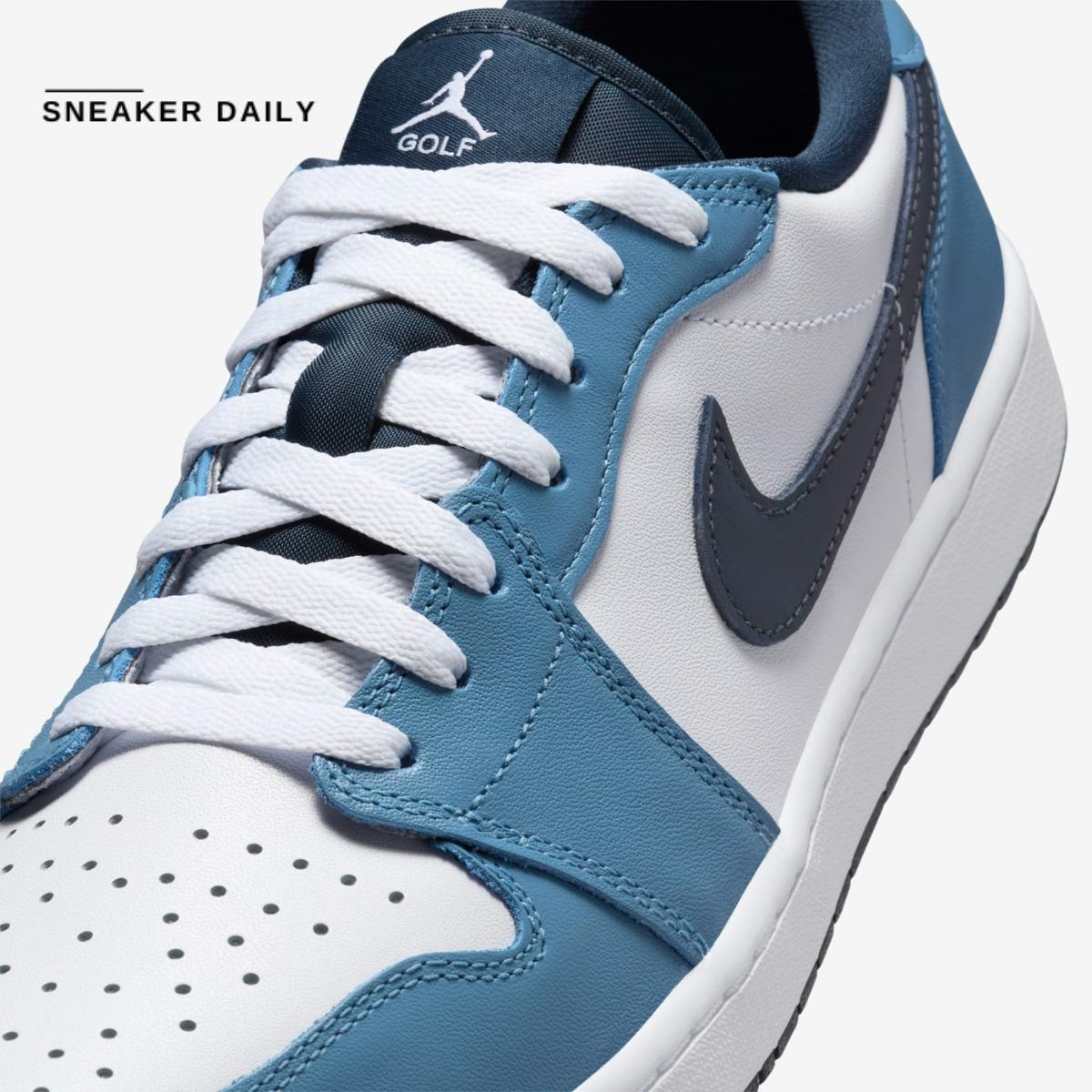 Giày Air Jordan 1 Low Golf White/Aegean Storm DD9315-115 - Ảnh 7