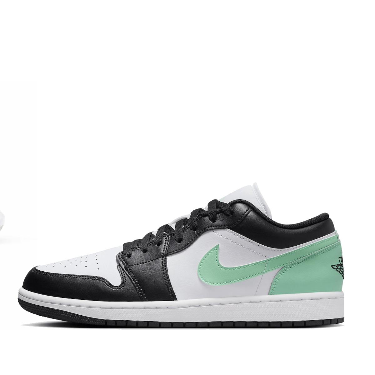 Giày Air Jordan 1 Low Green Glow 553558-131 nhìn tổng thể