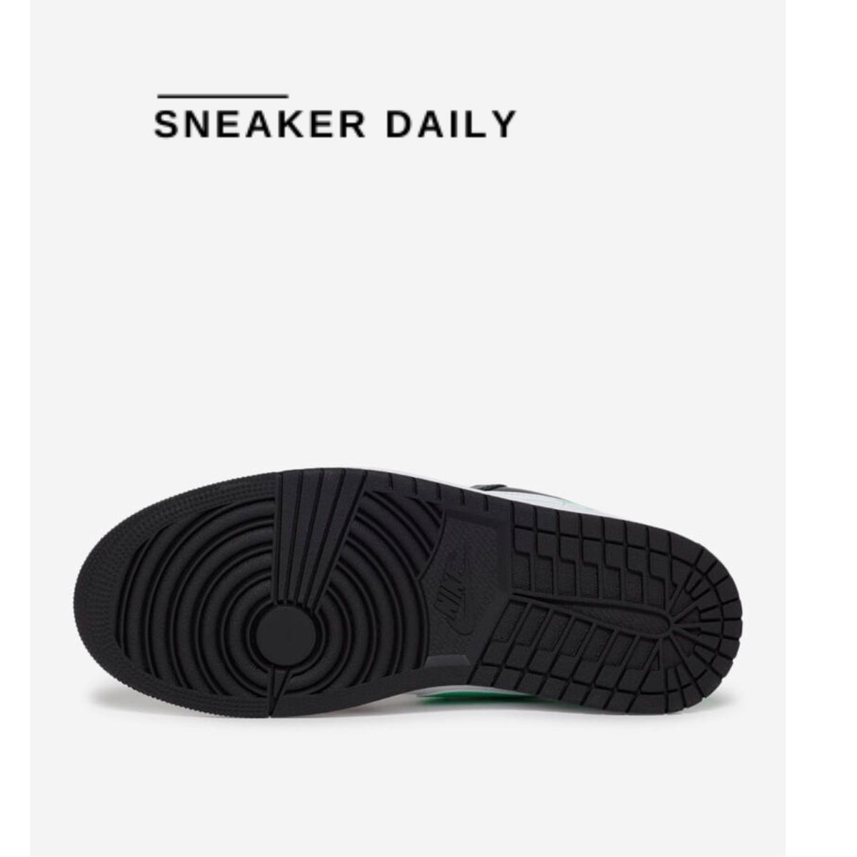Giày Air Jordan 1 Low Green Glow 553558-131 phối trang phục