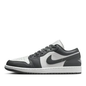 Giày Air Jordan 1 Low Grey White 553558-044