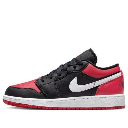 Giày Air Jordan 1 Low GS Alternate Bred Toe 553560-066 phối màu đen trắng đỏ