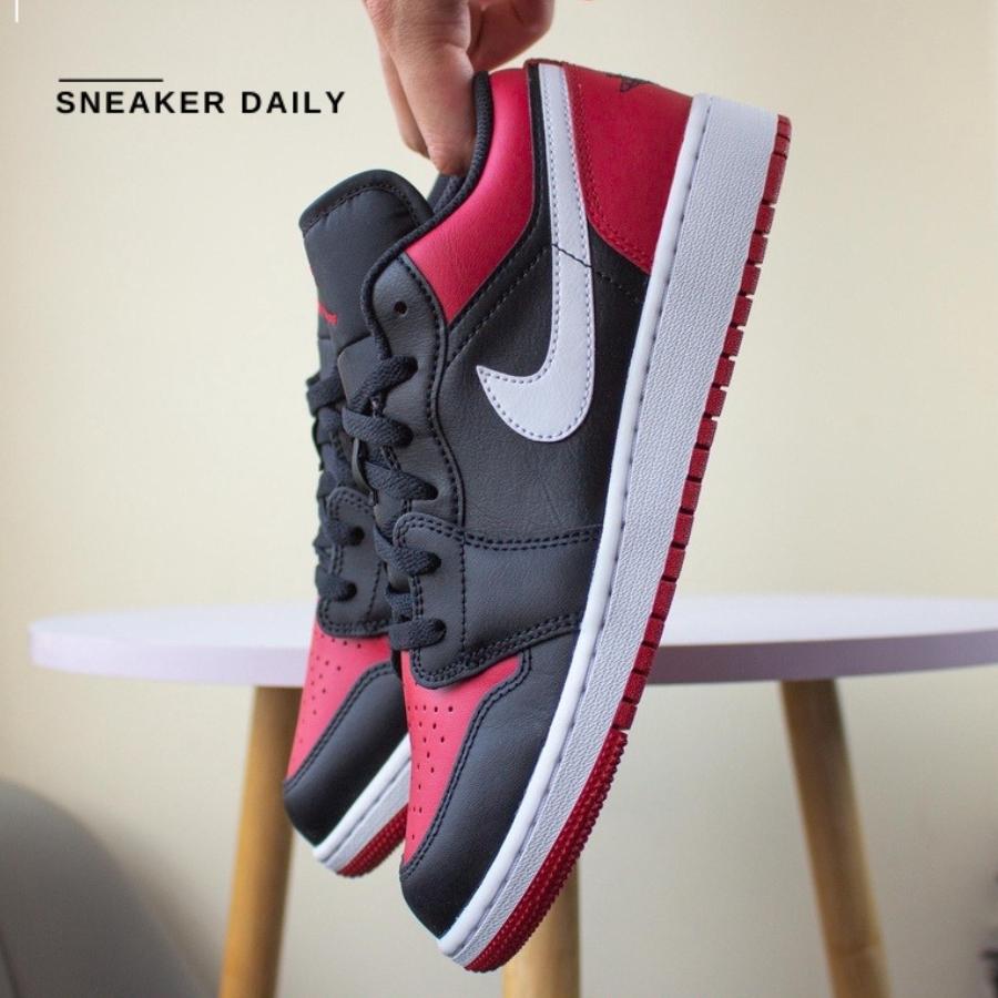 Giày Air Jordan 1 Low GS Alternate Bred Toe 553560-066 - Ảnh 2