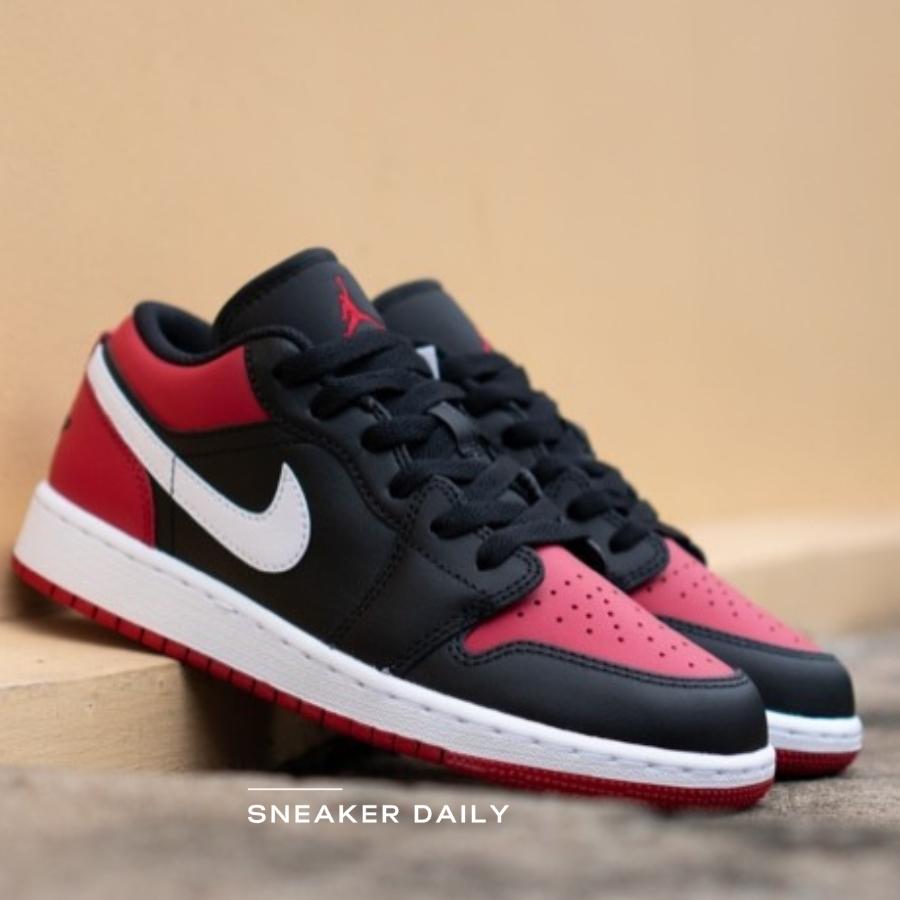 Giày Air Jordan 1 Low GS Alternate Bred Toe 553560-066 - Ảnh 7