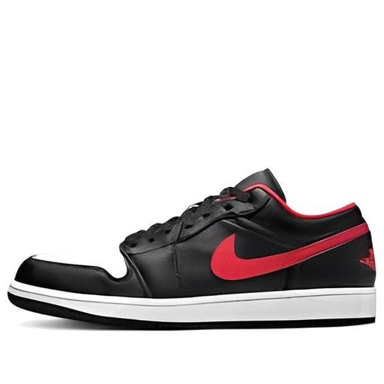 Giày Air Jordan 1 Low GS White Toe 553560-063 phối màu đen trắng đỏ