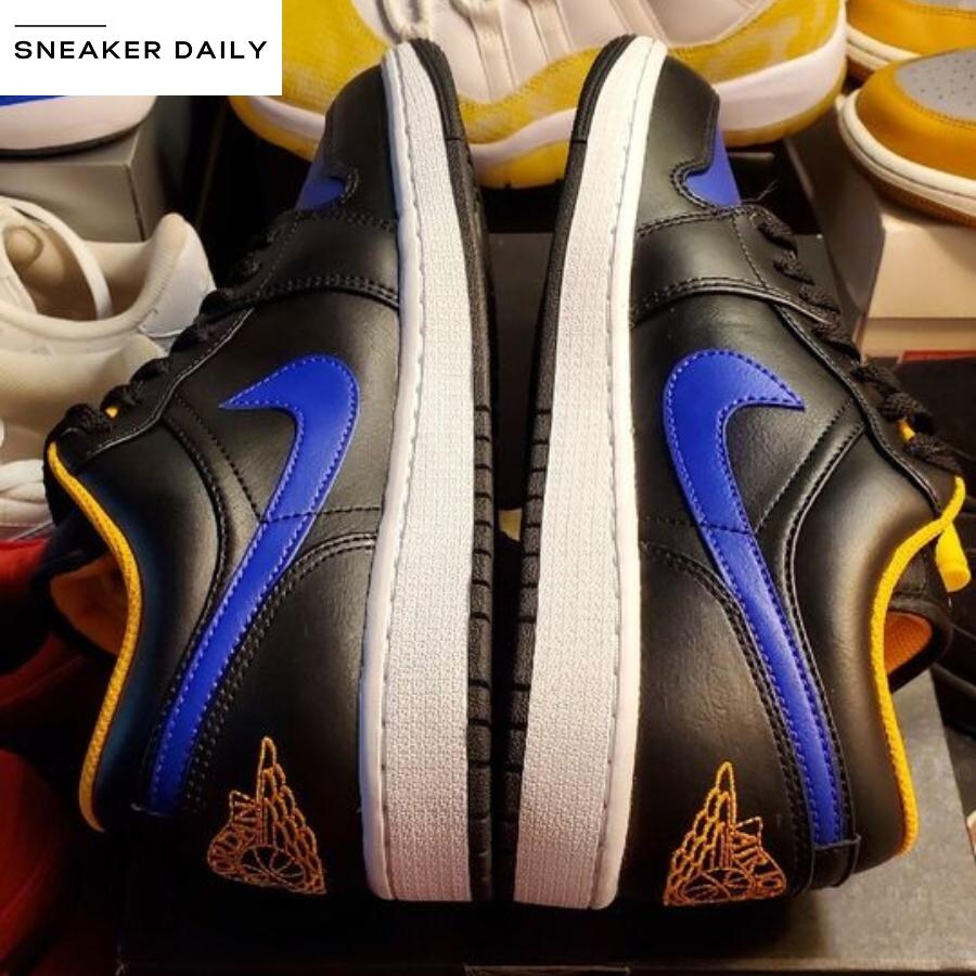 Giày Air Jordan 1 Low Lakers 553558-075 - Ảnh 7