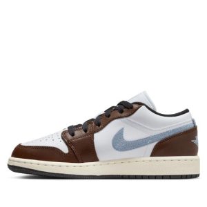 Giày Air Jordan 1 Low Mocha Blue Gray (GS) FQ8156-142