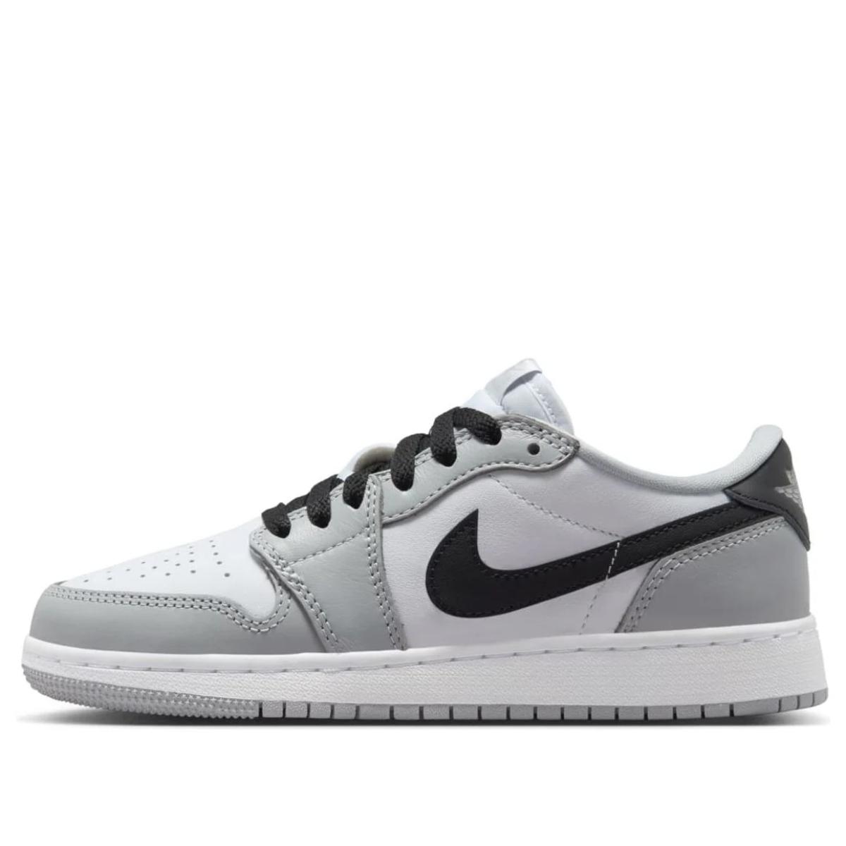 Giày Air Jordan 1 Low OG Barons CZ0858-110 phối màu trắng đen xám