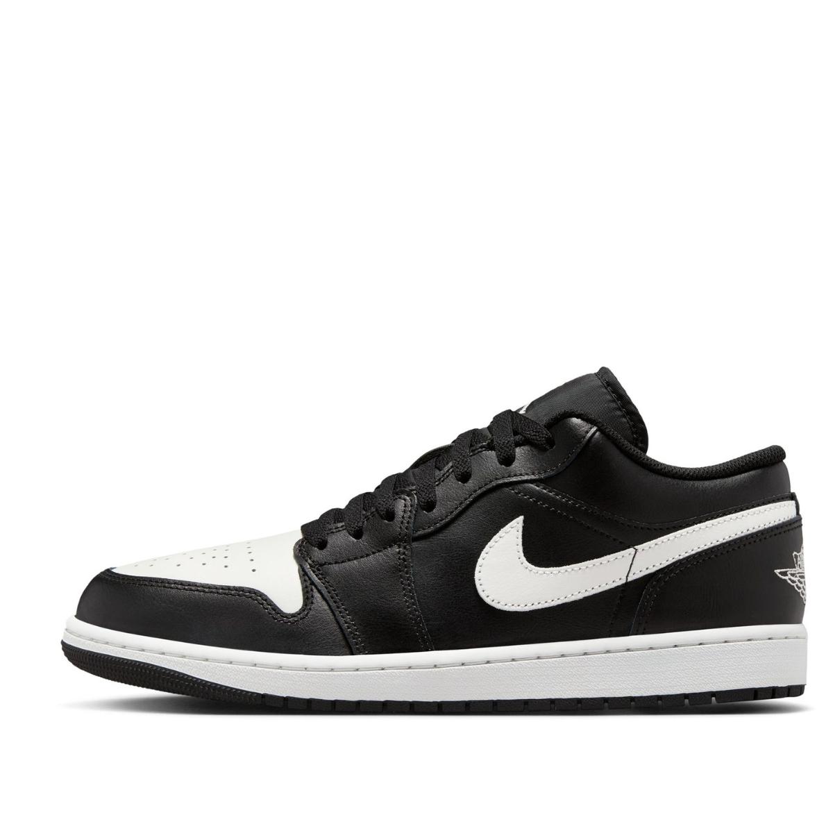 Giày Air Jordan 1 Low Orca 553558-043 phối màu đen trắng nhìn nghiêng