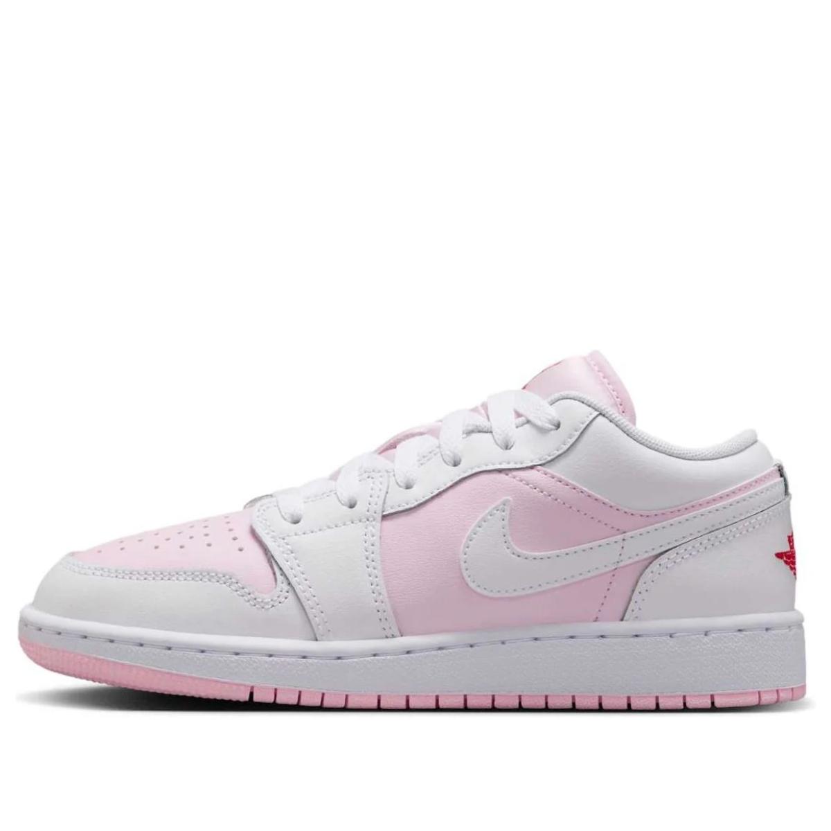Giày Air Jordan 1 Low Pink Foam White 553560-608 nhìn toàn diện