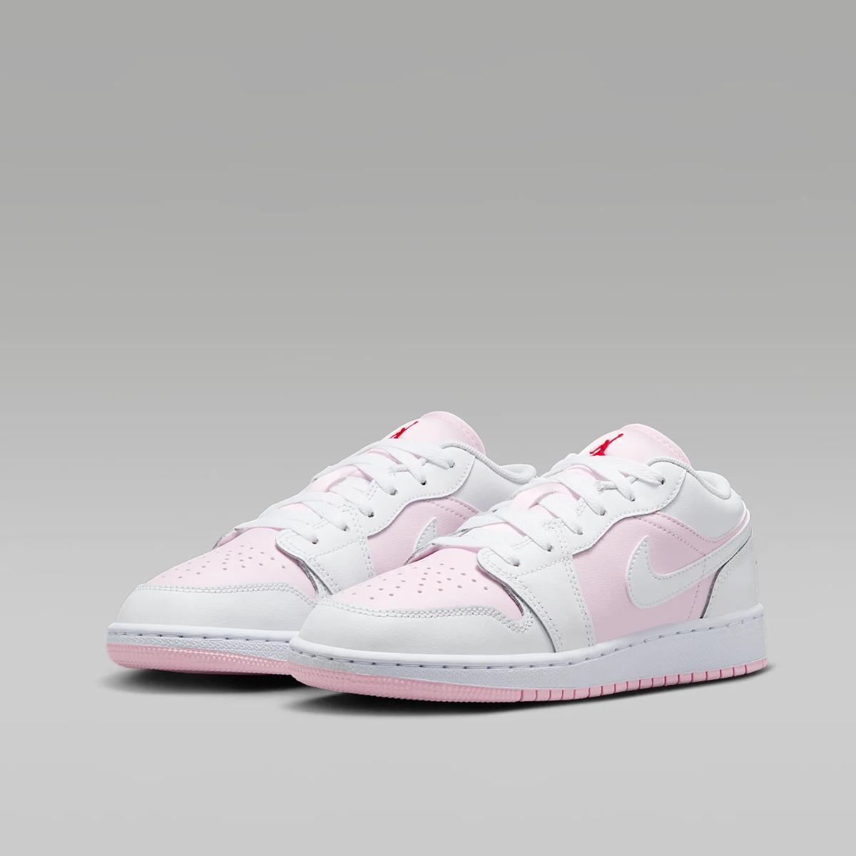 Giày Air Jordan 1 Low Pink Foam White 553560-608 - Ảnh 5